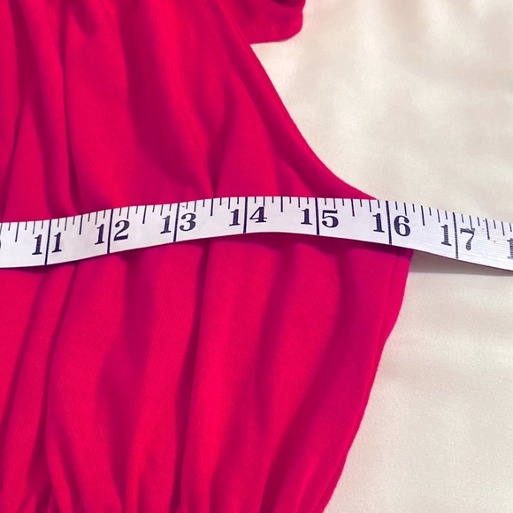 WOMENS OFF THE SHOULDER RUFFLE DRESS Size med SIDE SPLIT MAXI DRESS WITH POCKETS - Picture 5 of 14